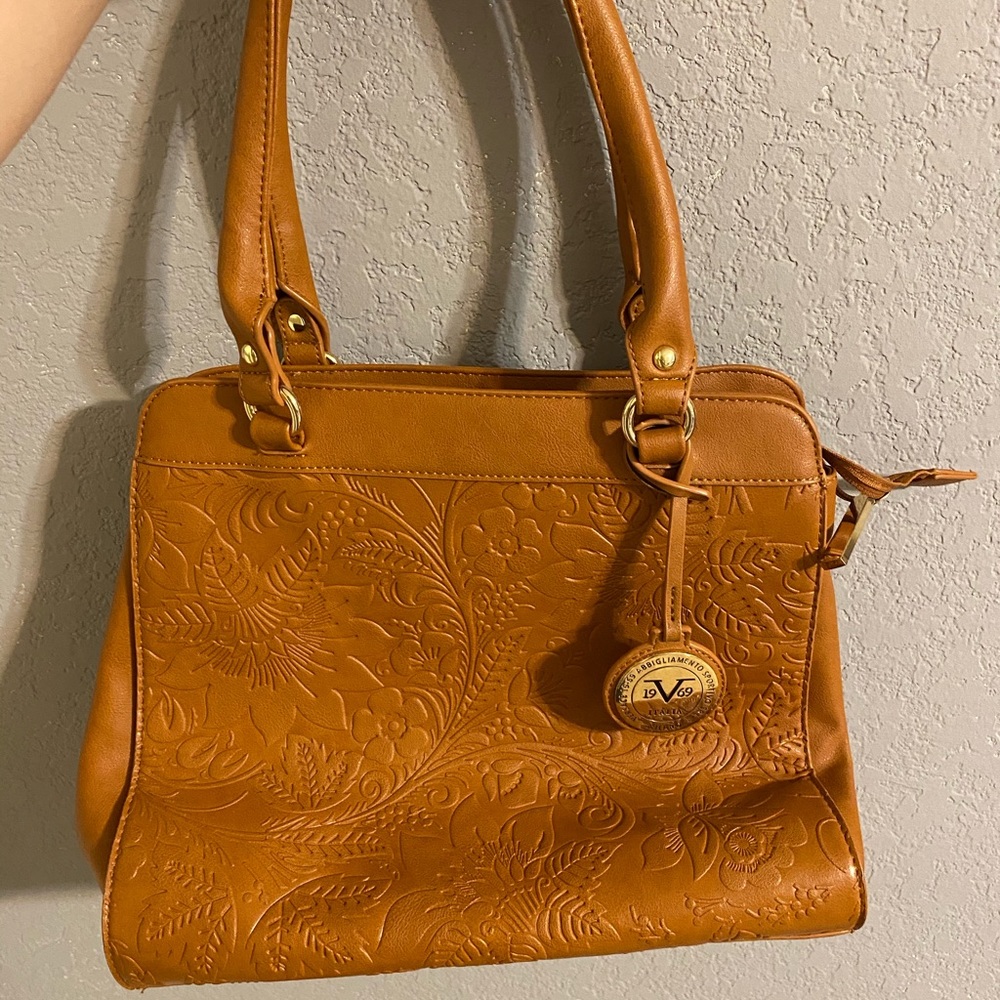 Brown Versace 1969 handbag